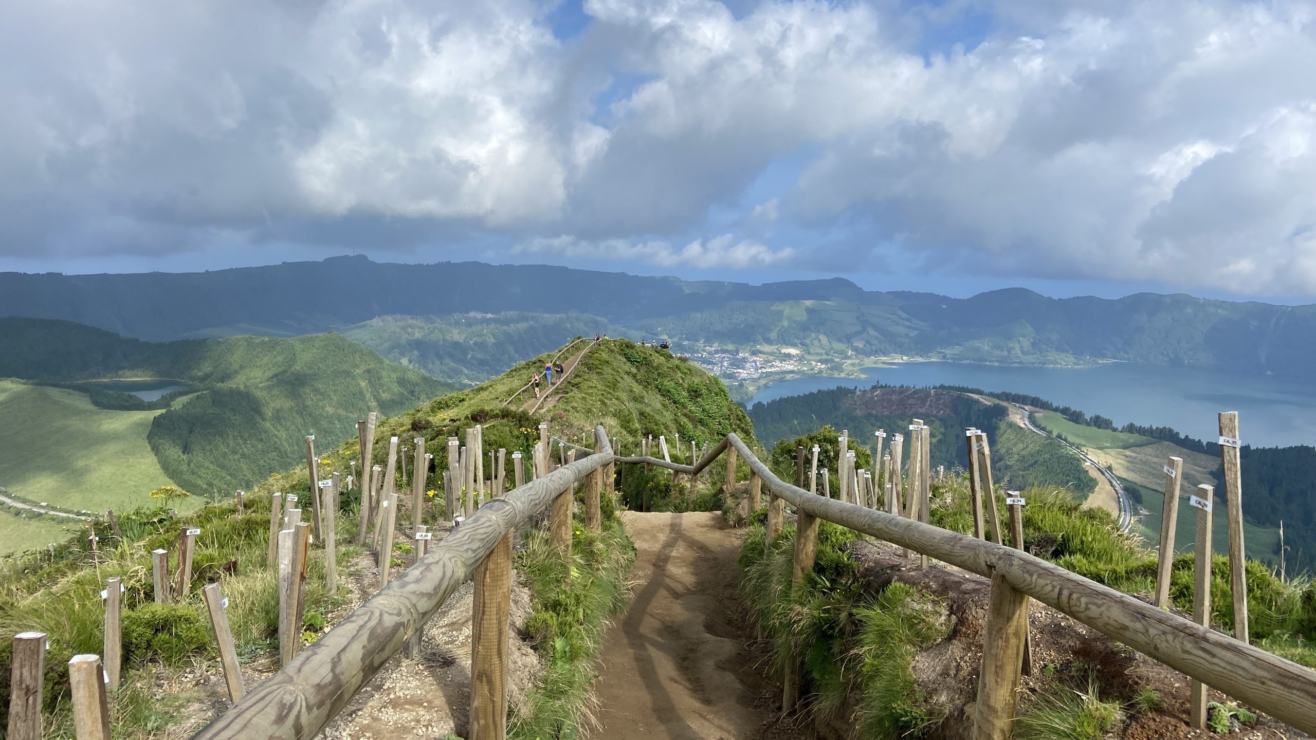 Vue sur Lagoa do Fogo