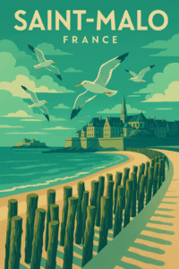Affiche Saint-Malo - Meilleurs gîtes