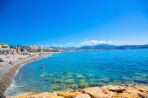 Cote d'Azur, Nice, France.