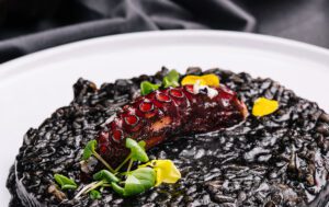 Riz noir encre de seiche